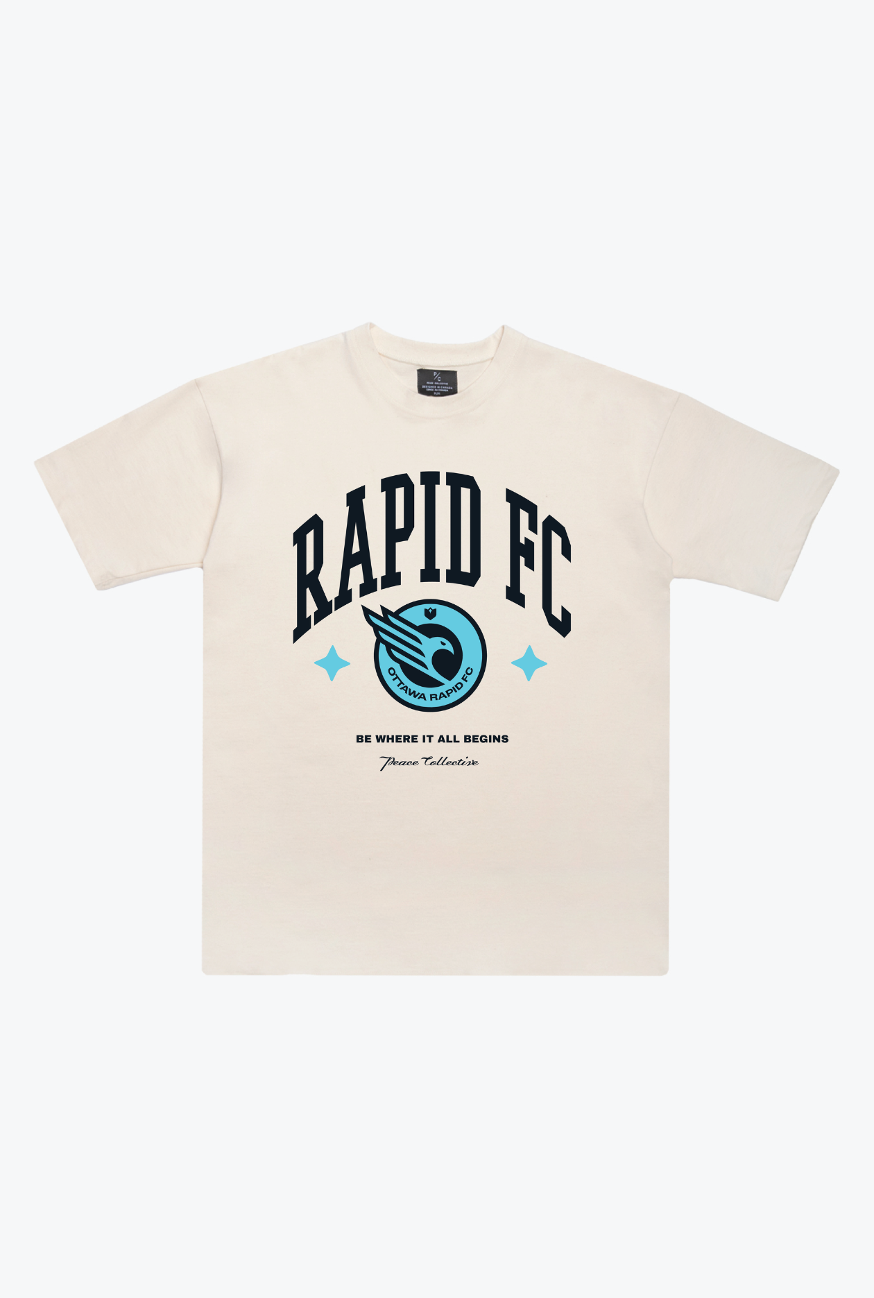 Peace Collective Cream Tee – Ottawa Rapid FC