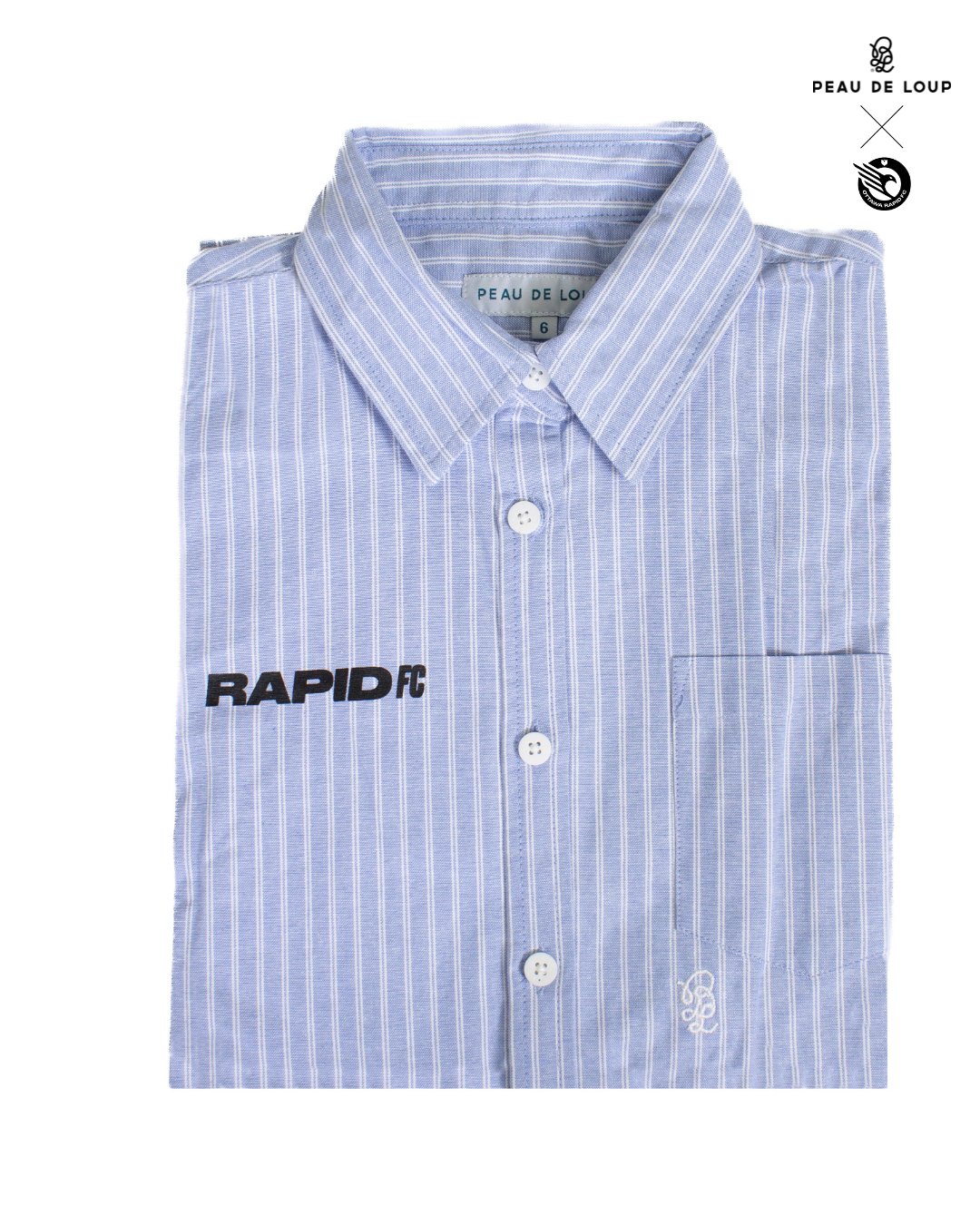 Chambray Striped Top