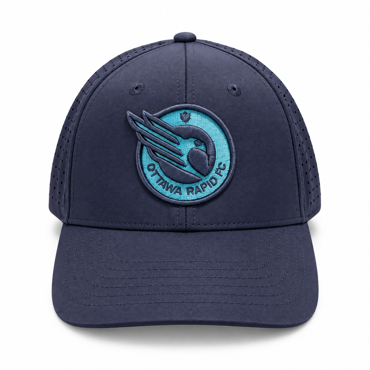 Rapid FC Navy Puff Embroidered Cap